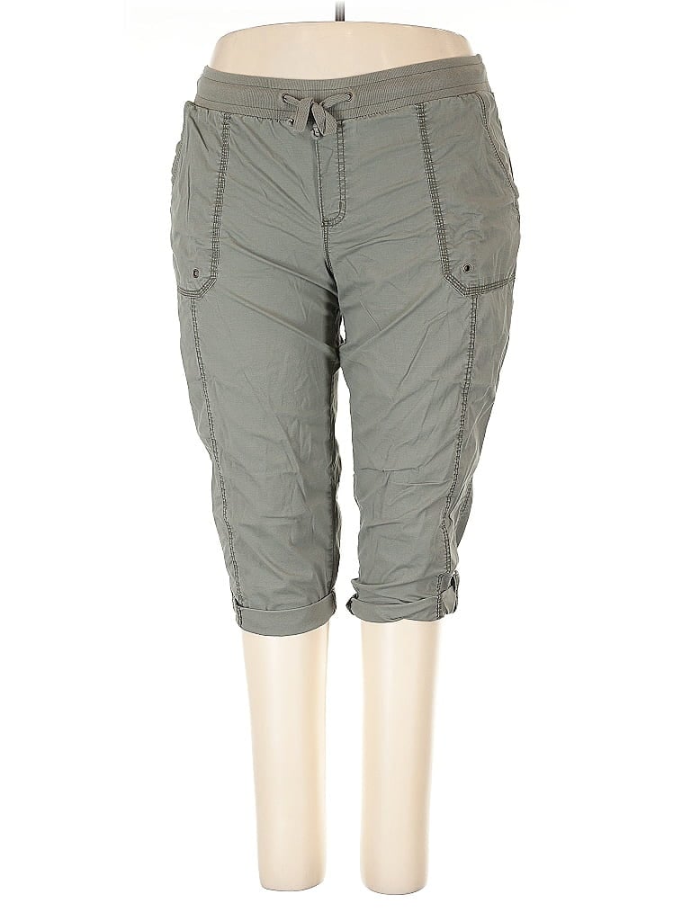 Natural Reflections Green Casual Pants Size 18 - photo 1