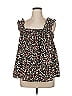 Who What Wear 100% Polyester Black Sleeveless Blouse Size 1X - photo 1