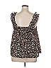 Who What Wear 100% Polyester Black Sleeveless Blouse Size 1X - photo 2