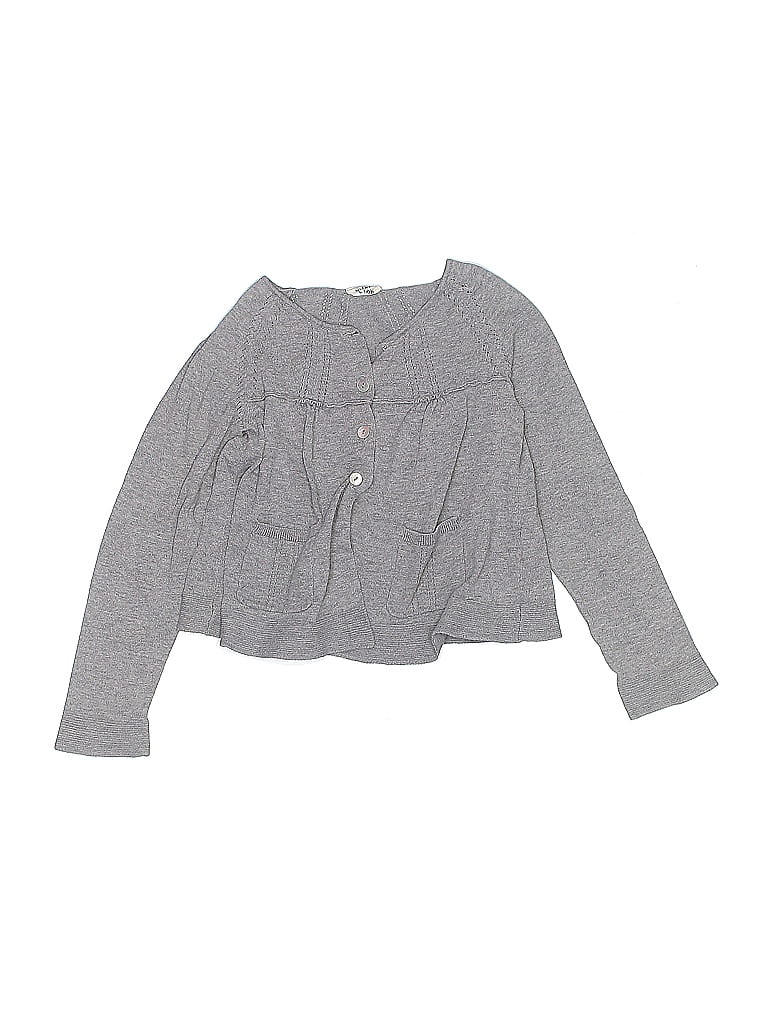 Mini Boden 100% Cotton Gray Cardigan Size 7 (big kids) - photo 1