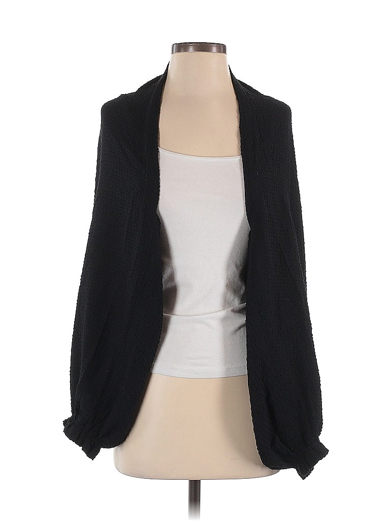 LOGO by Lori Goldstein Black Cardigan Size XS - photo 1