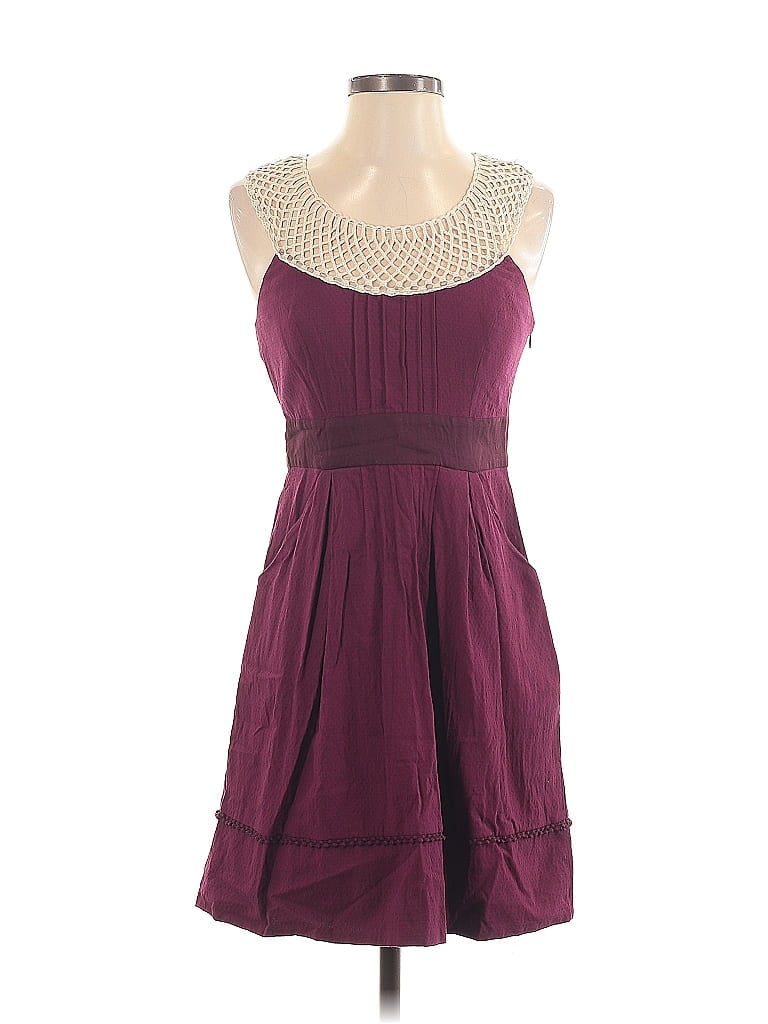 Floreat Burgundy Cocktail Dress Size 2 - photo 1