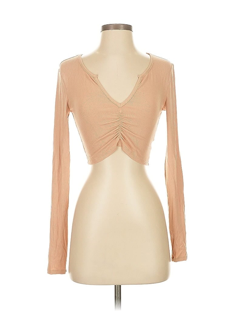 Cotton Candy LA Tan Long Sleeve T-Shirt Size S - photo 1