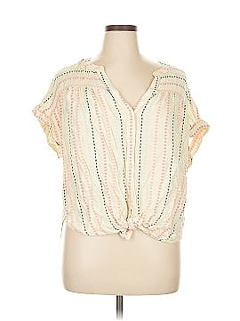 Lou & Grey For Loft Short Sleeve Blouse