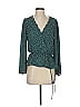 Nine Britton 100% Polyester Teal Long Sleeve Blouse Size S - photo 1