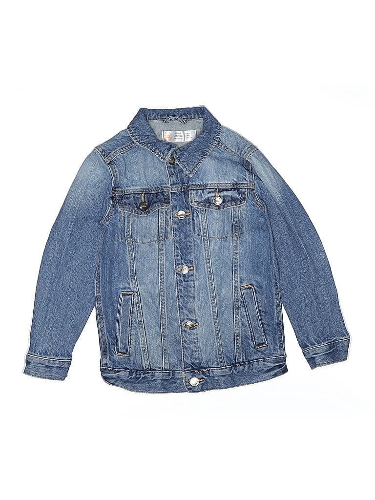 Wonder Nation 100% Cotton Blue Denim Jacket Size 8 (big kids) - photo 1