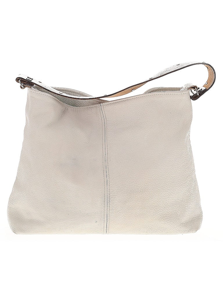 Katie Kalsi 100% Leather Ivory White Leather Shoulder Bag One size - photo 1