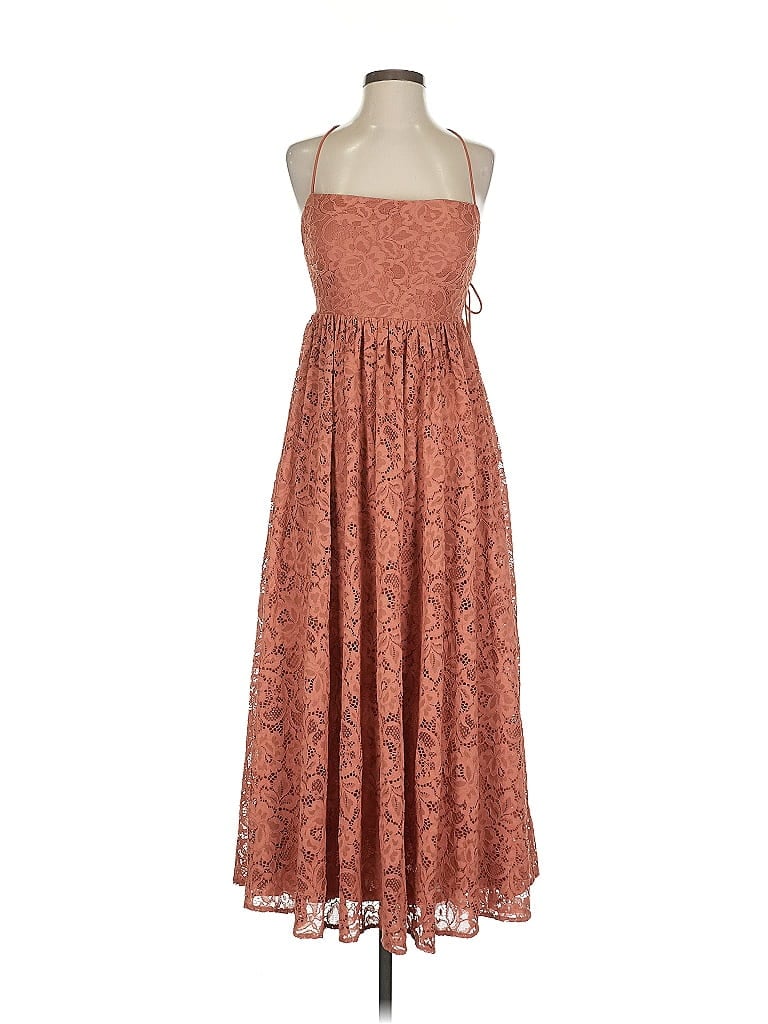 BHLDN Paisley Brown Casual Dress Size 4 - photo 1