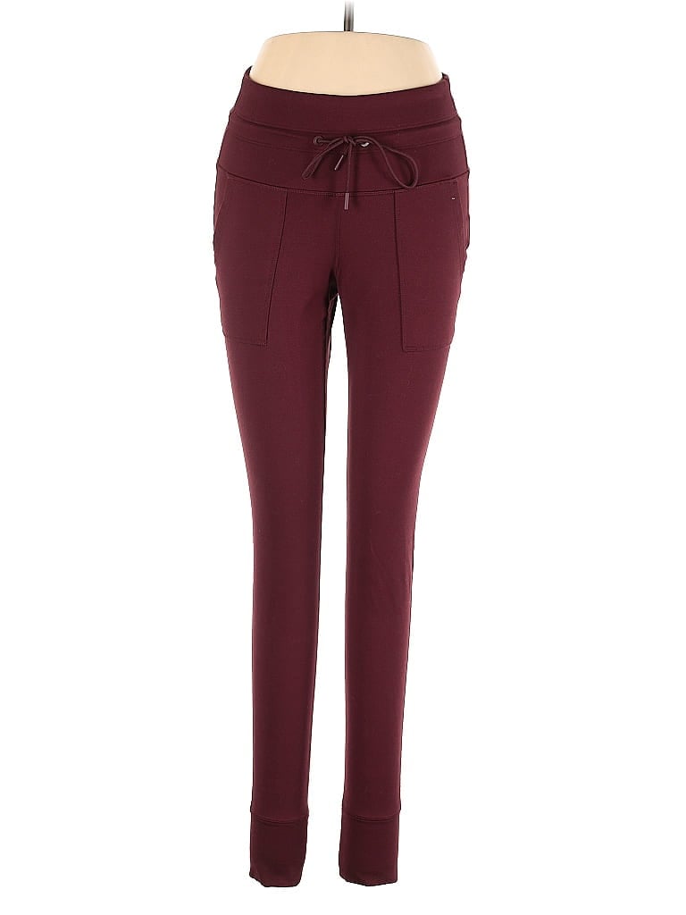 Pre-owned Active By Old Navy Casual Pants In Burgundy