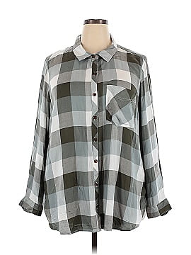 Terra & Sky Long Sleeve Button Down Shirt