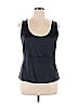 Armani Collezioni Black Sleeveless Silk Top Size 14 - photo 1
