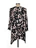 LOGO by Lori Goldstein Black 3/4 Sleeve Top Size L - photo 2