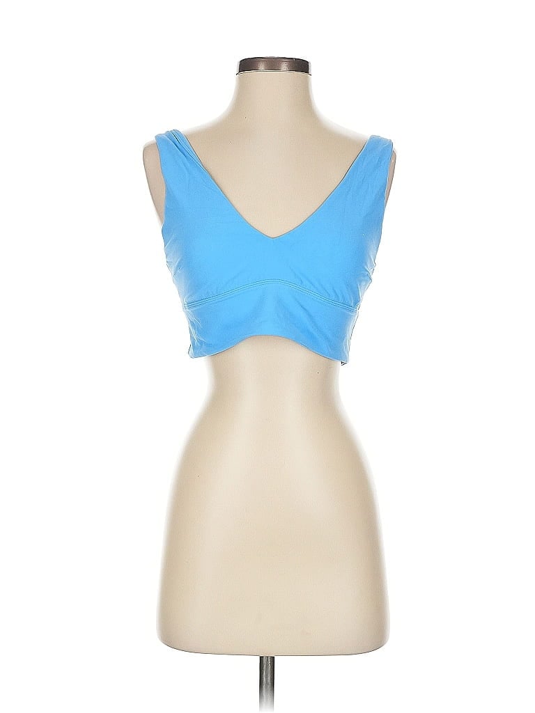 Pre-owned Lululemon Athletica Sports Bra In Blue