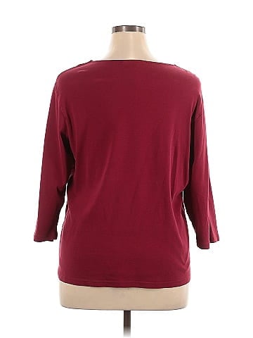 Karen Scott Sport 3/4 Sleeve Top (view 2)