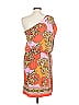 Maggy London Paisley Orange Cocktail Dress Size 12 - photo 2