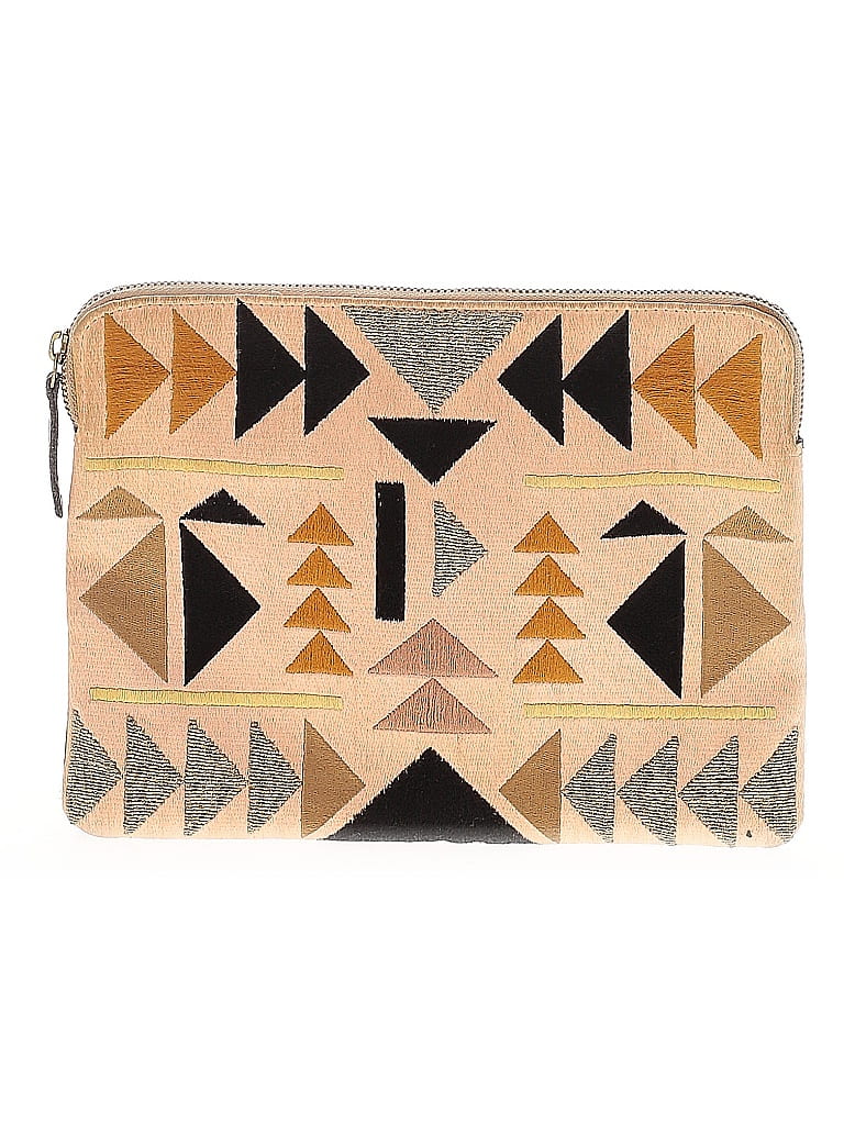 Lizzie Fortunato Gold Tan Wristlet One size - photo 1