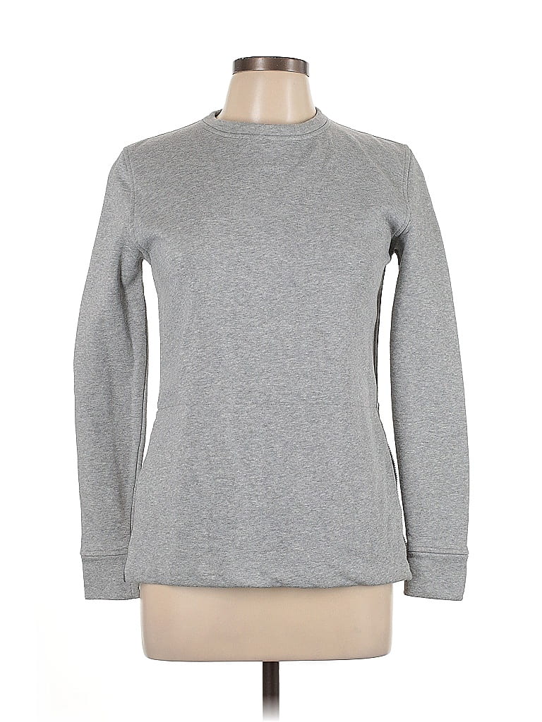 Pre-owned Lululemon Athletica Sweatshirt In Gray