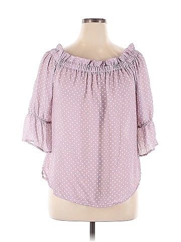 Soho JEANS NEW YORK & COMPANY 3/4 Sleeve Blouse (view 1)
