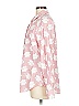 Foxcroft Hearts Pink Long Sleeve Button-Down Shirt Size 8 - photo 5