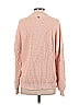 O'Neill 100% Cotton Solid Pink Turtleneck Sweater Size S - photo 2