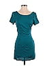 TOBI 100% Polyester Solid Teal Casual Dress Size S - photo 1