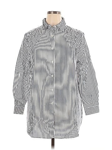 Roaman's Long Sleeve Button-Down Shirt (view 1)