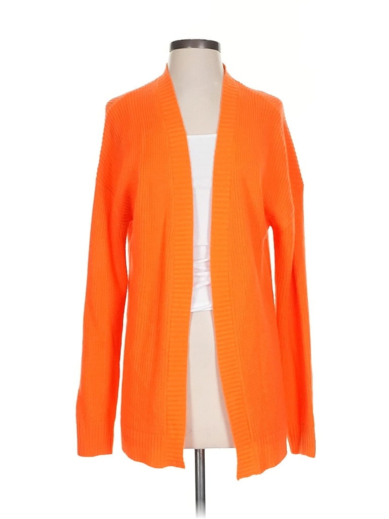 Pre-owned Divided By H&m Cardigan Sweater In Orange