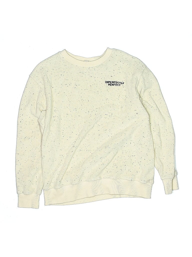 Zara Kids Ivory Sweatshirt Size 11 (big kids) - photo 1