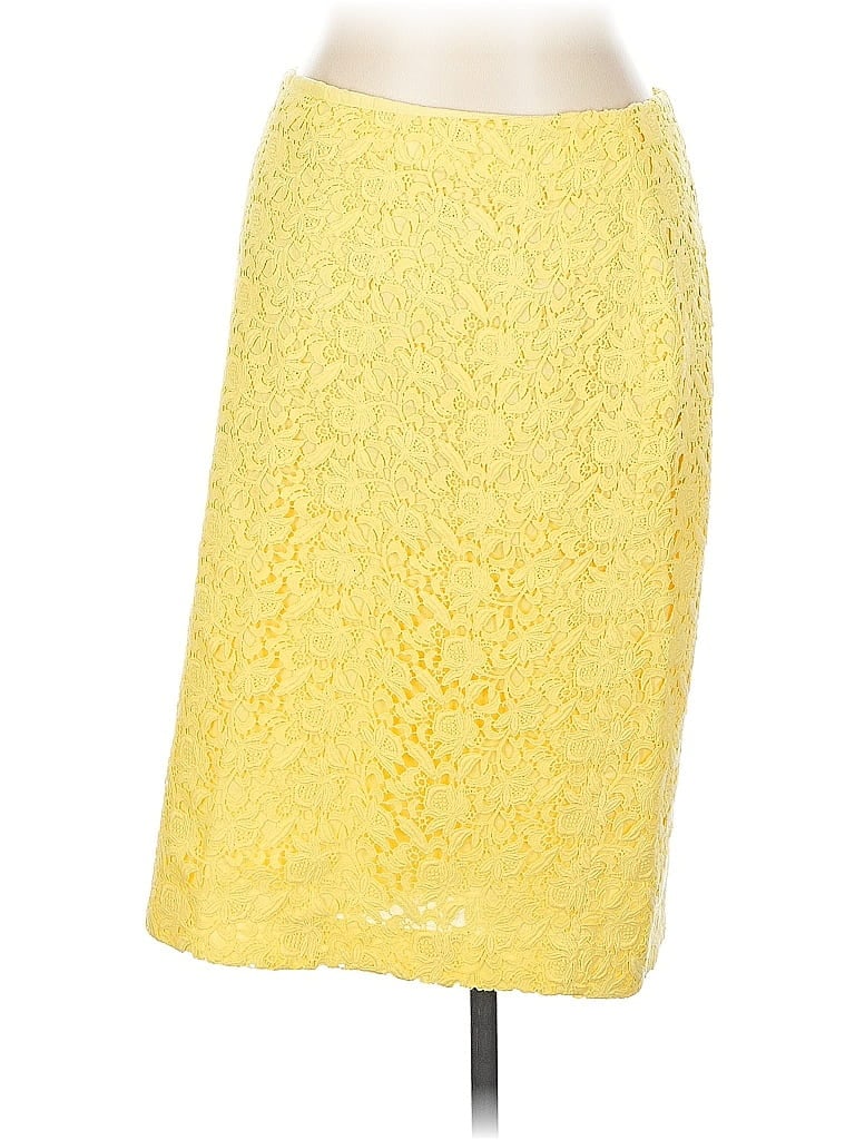 Pre-owned Talbots Formal Skirt In Yellow