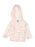 Carter's 100% Cotton Pink Zip Up Hoodie 0-3 MO / 3 MO - photo 1