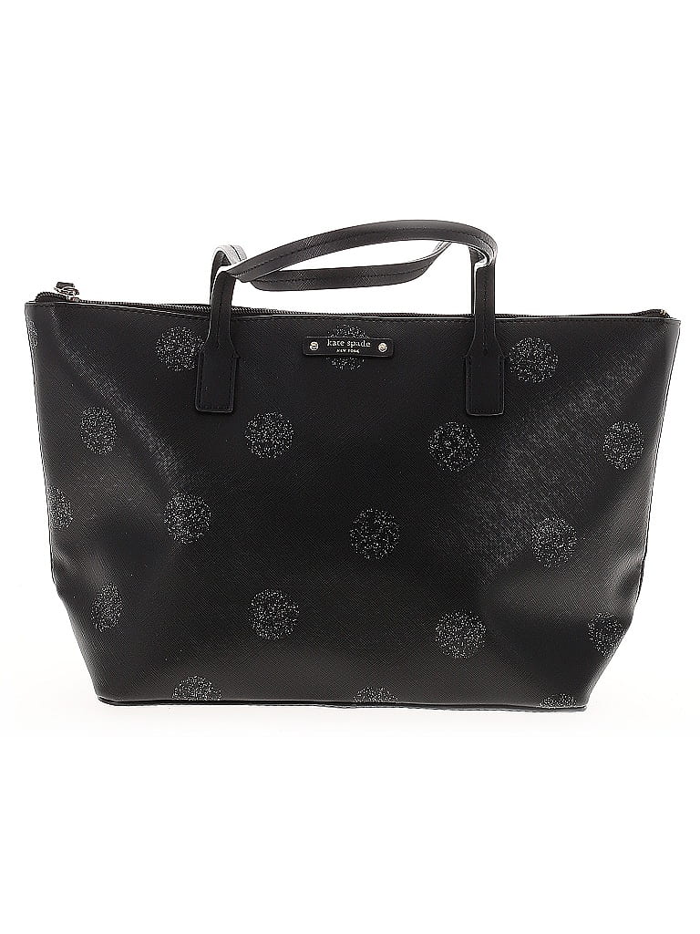 Kate Spade New York 100% Leather Black Leather Tote One size - photo 1