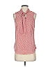 Ann Taylor Factory 100% Polyester Red Sleeveless Blouse Size XS - photo 1