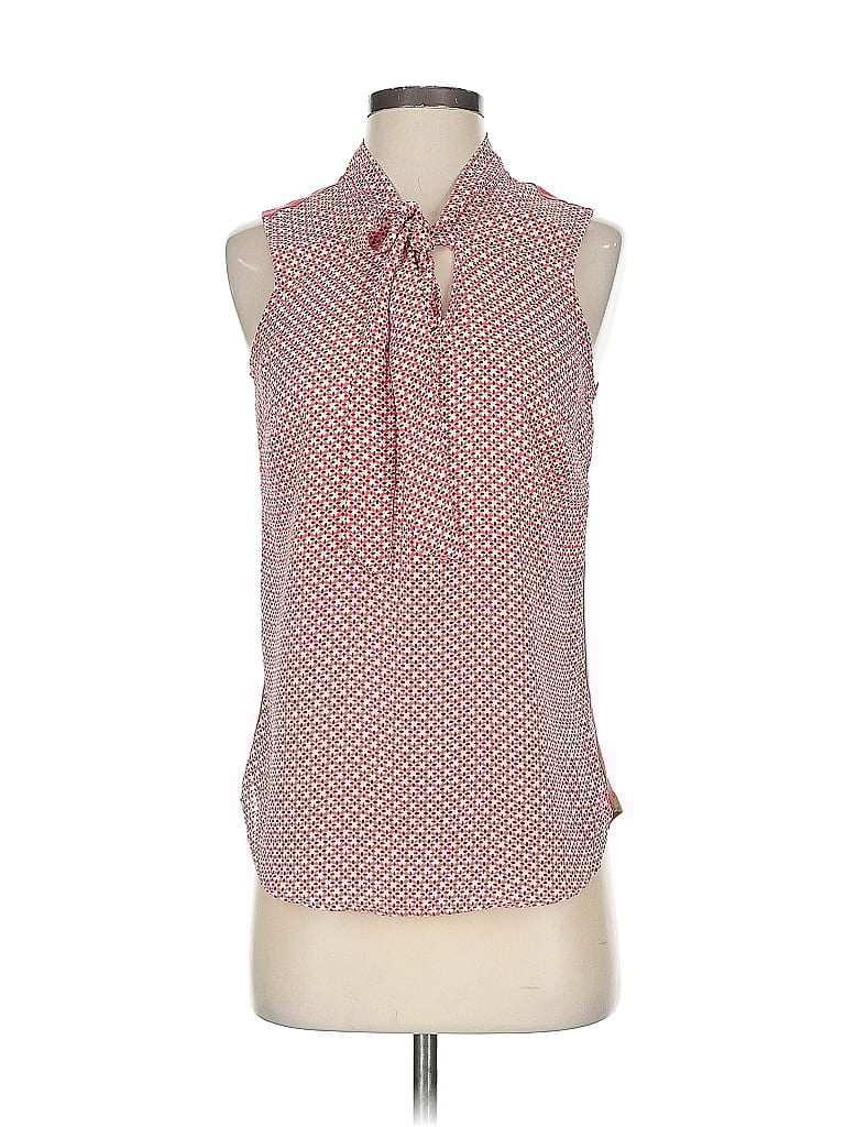 Ann Taylor Factory 100% Polyester Red Sleeveless Blouse Size XS - photo 1