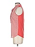 Ann Taylor Factory 100% Polyester Red Sleeveless Blouse Size XS - photo 5