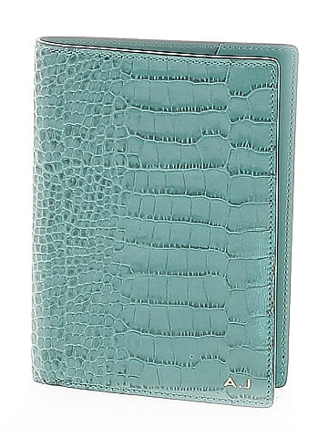 Smythson Croc Embossed Passport Holder (view 1)