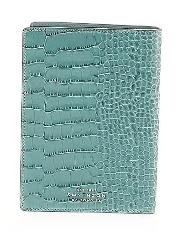 Smythson Croc Embossed Passport Holder (view 2)