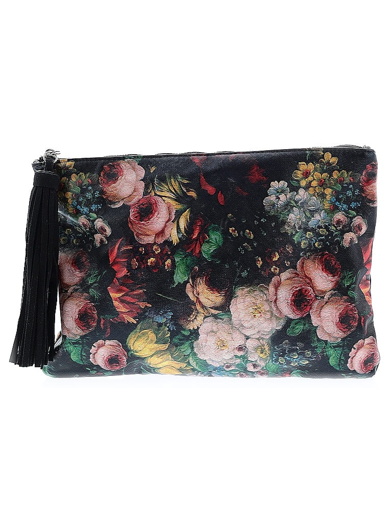 Steve Madden Floral Black Red Clutch One size - photo 1