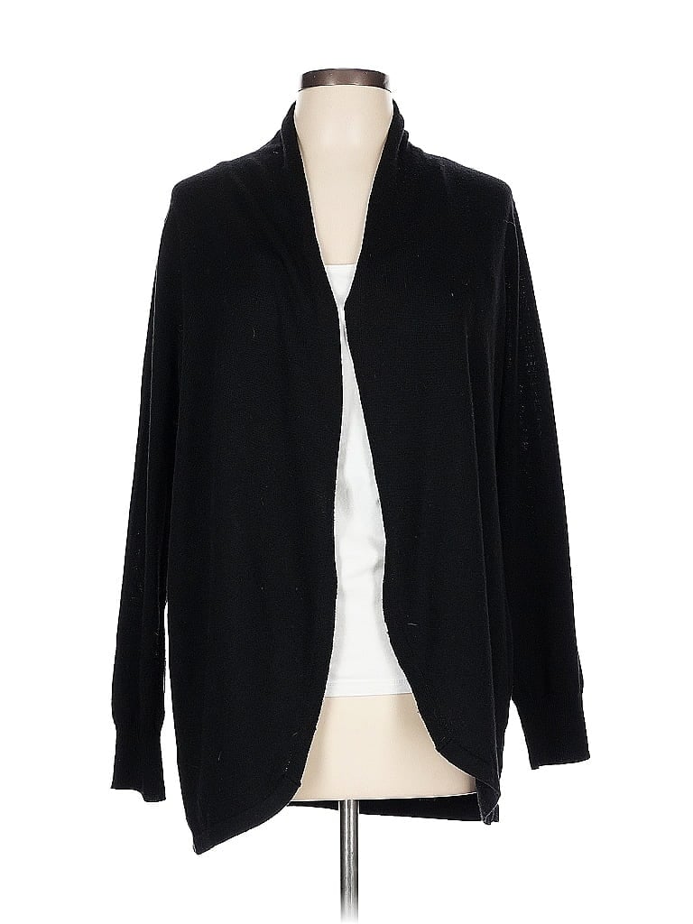 Pre-owned Ella Moss Cardigan Sweater In Black