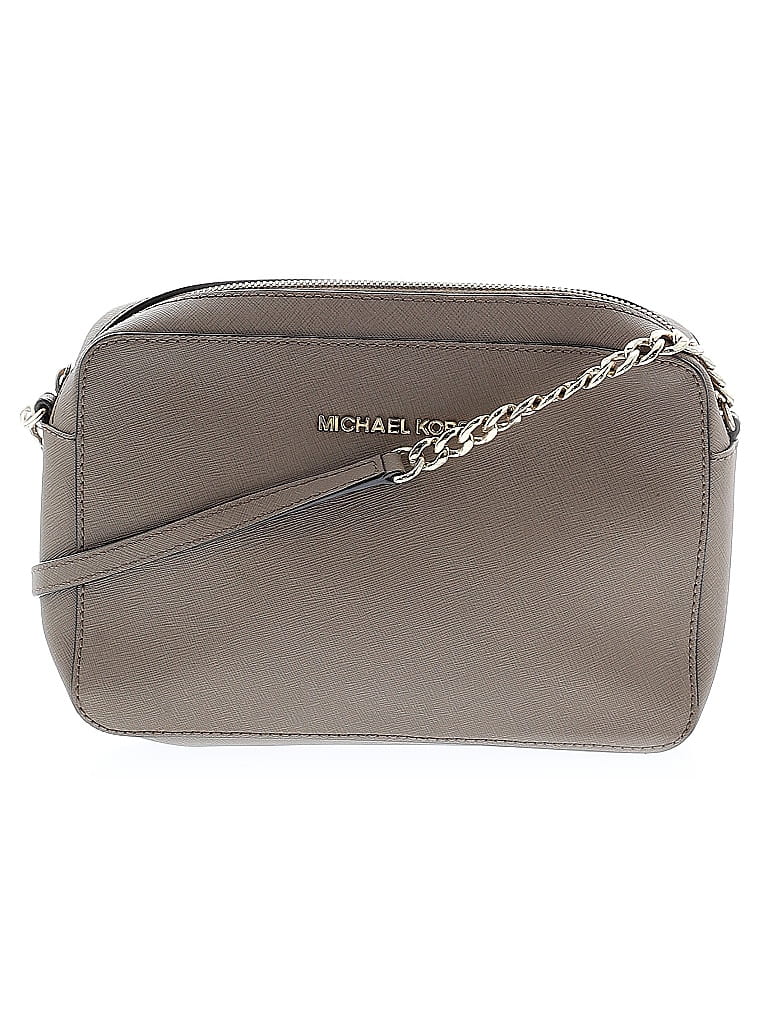 MICHAEL Michael Kors Gray Brown Crossbody Bag One size - photo 1