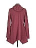 LOGO by Lori Goldstein Burgundy Red Zip Up Hoodie Size S - photo 2