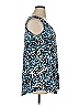 JM Collection Animal Print Blue Tank Top Size XL - photo 4