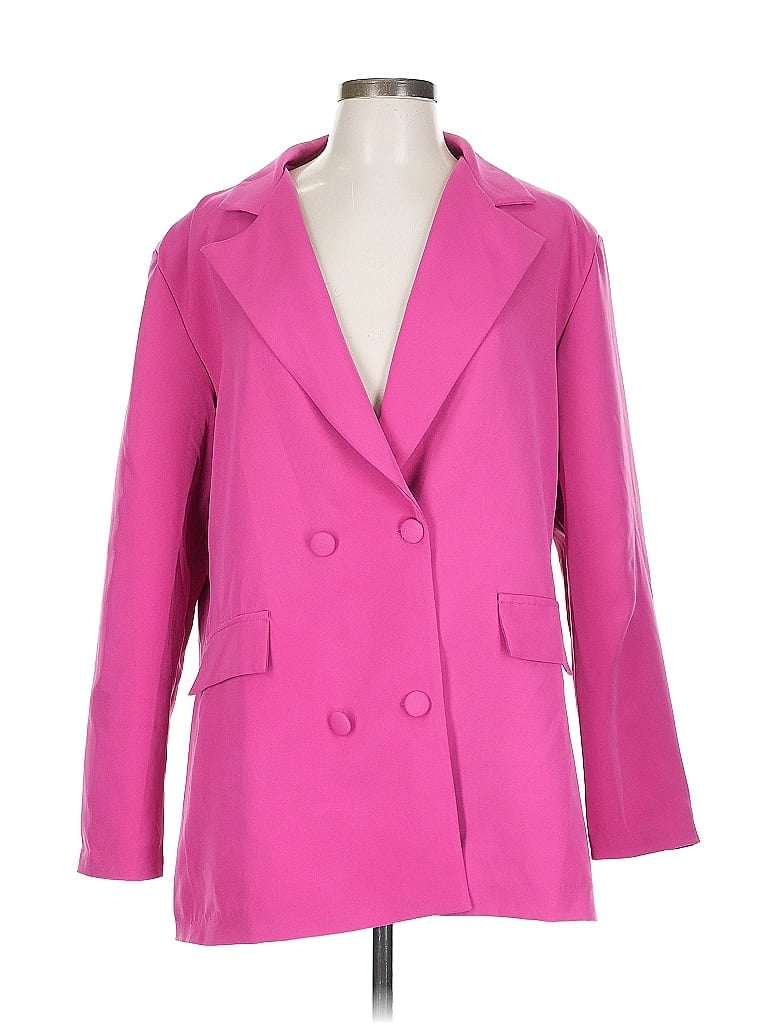 Pre-owned Boohoo Coat In Pink