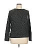 LNA Animal Print Gray Pullover Sweater Size XL - photo 1