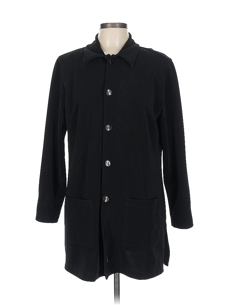 Pre-owned Chico's Design Coat In Black