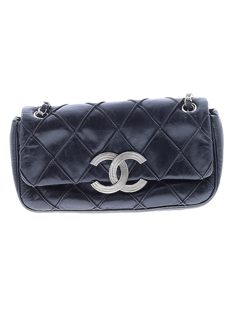 Chanel 100% Lambskin Black Quilted Lambskin Leather CC Shoulder Bag One size - photo 1