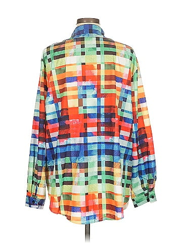 Unbranded Long Sleeve Button-Down Shirt (view 2)