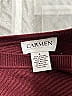 Carmen Carmen Marc Valvo Burgundy Pullover Sweater Size L - photo 3