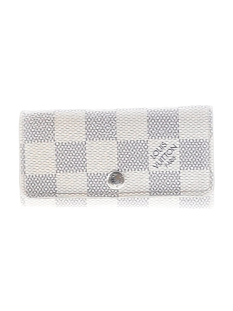 Louis Vuitton 100% Coated Canvas White Ivory Damier Azur Canvas Multicles 4 Key Ring Holder One size - photo 1