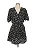 Armani Exchange 100% Polyester Stars Black Casual Dress Size 12 - photo 1