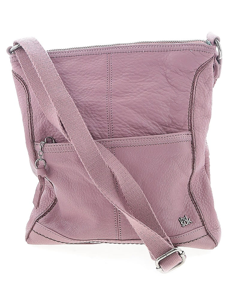 The Sak 100% Leather Purple Pink Leather Crossbody Bag One size - photo 1